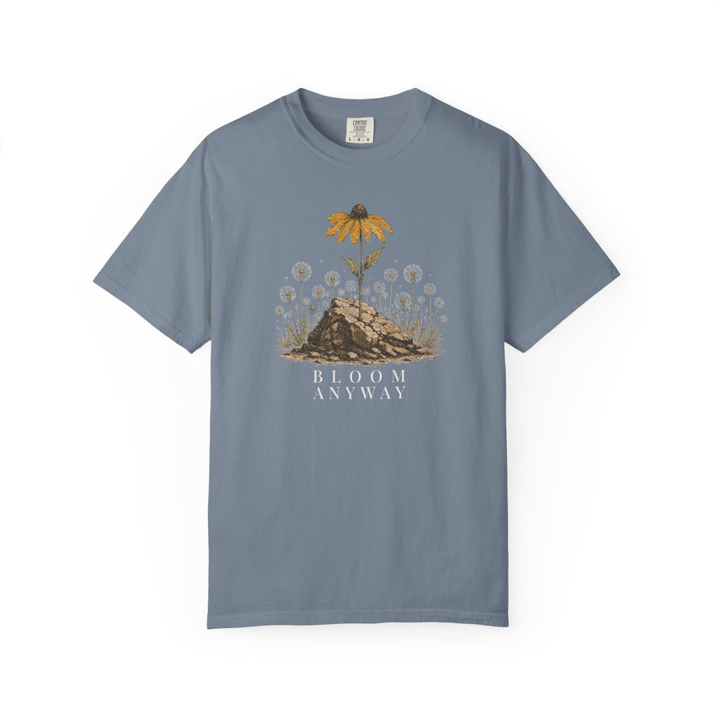 Bloom Anyway Yellow Flower T-Shirt