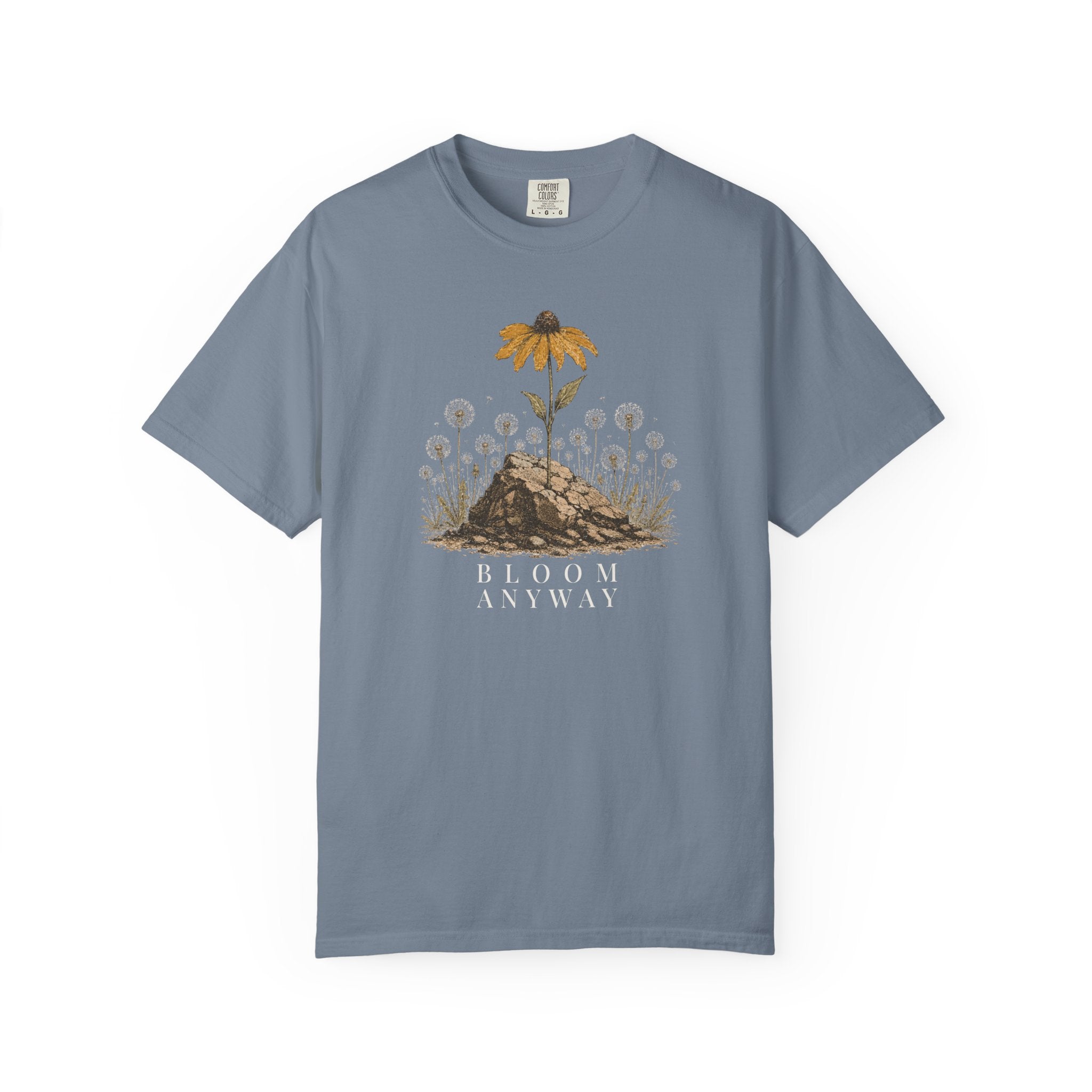 Bloom Anyway Yellow Flower T-Shirt