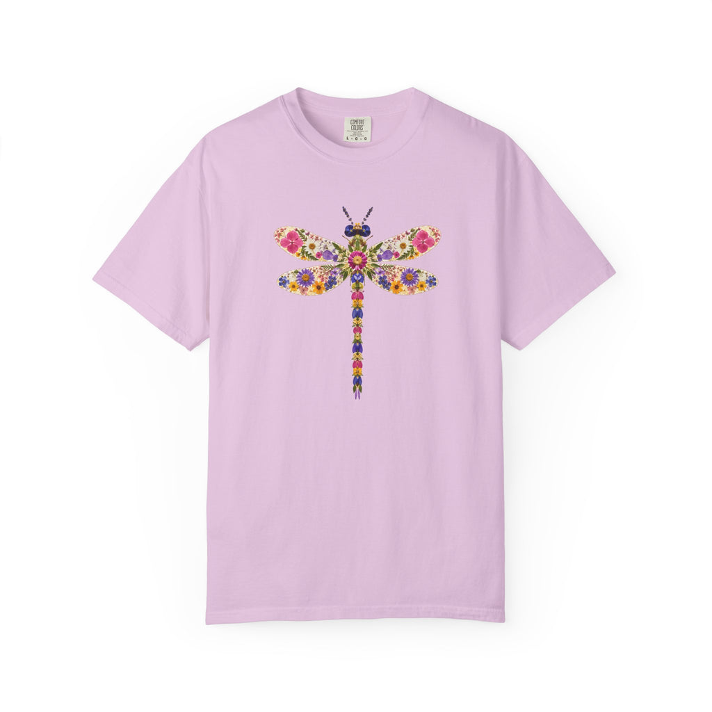 Pressed Flowers Dragonfly T-Shirt