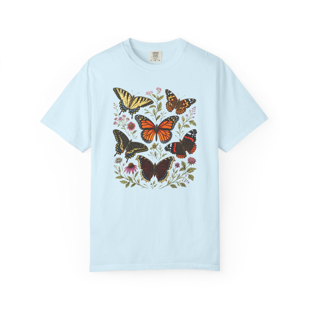 Butterflies Floral T-Shirt