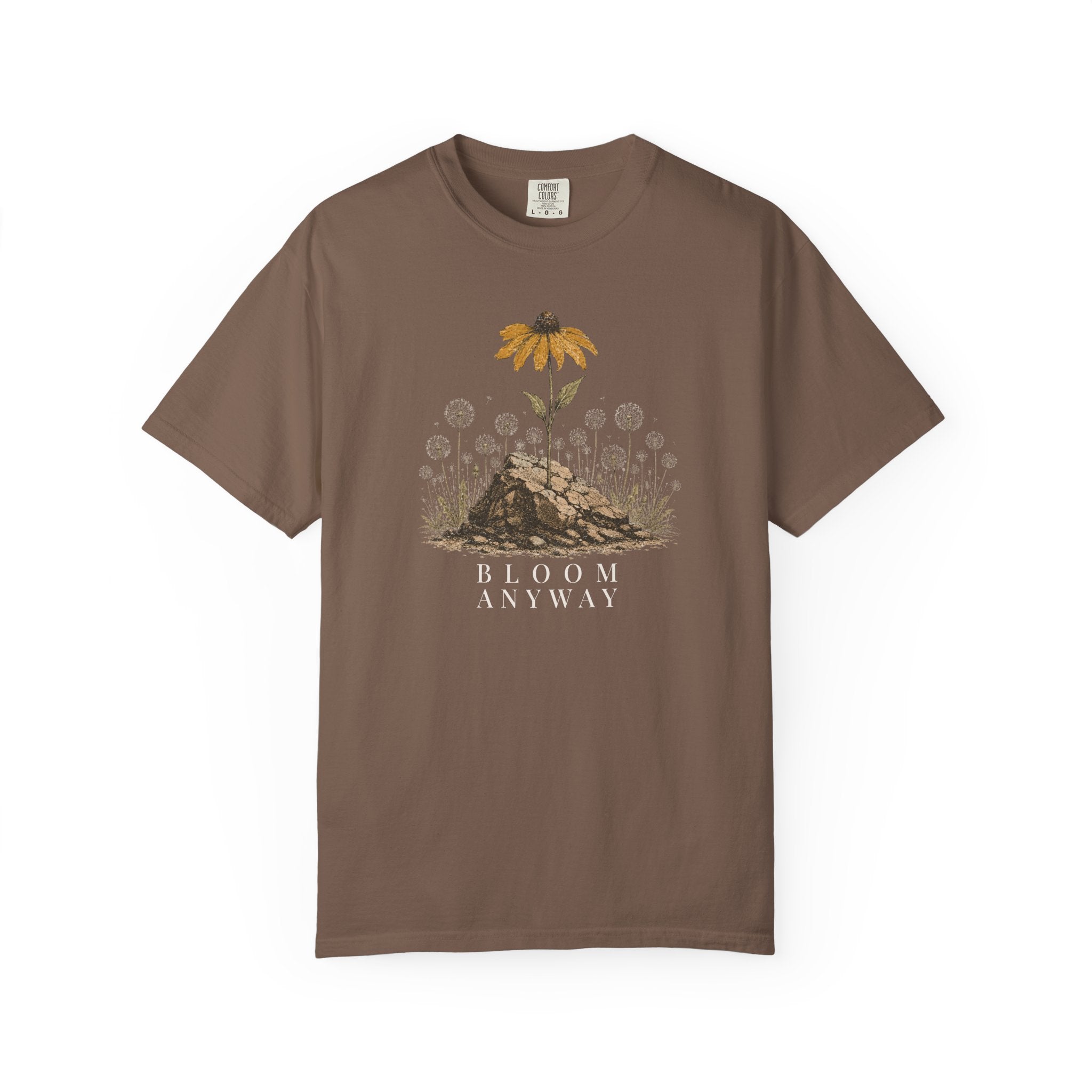 Bloom Anyway Yellow Flower T-Shirt