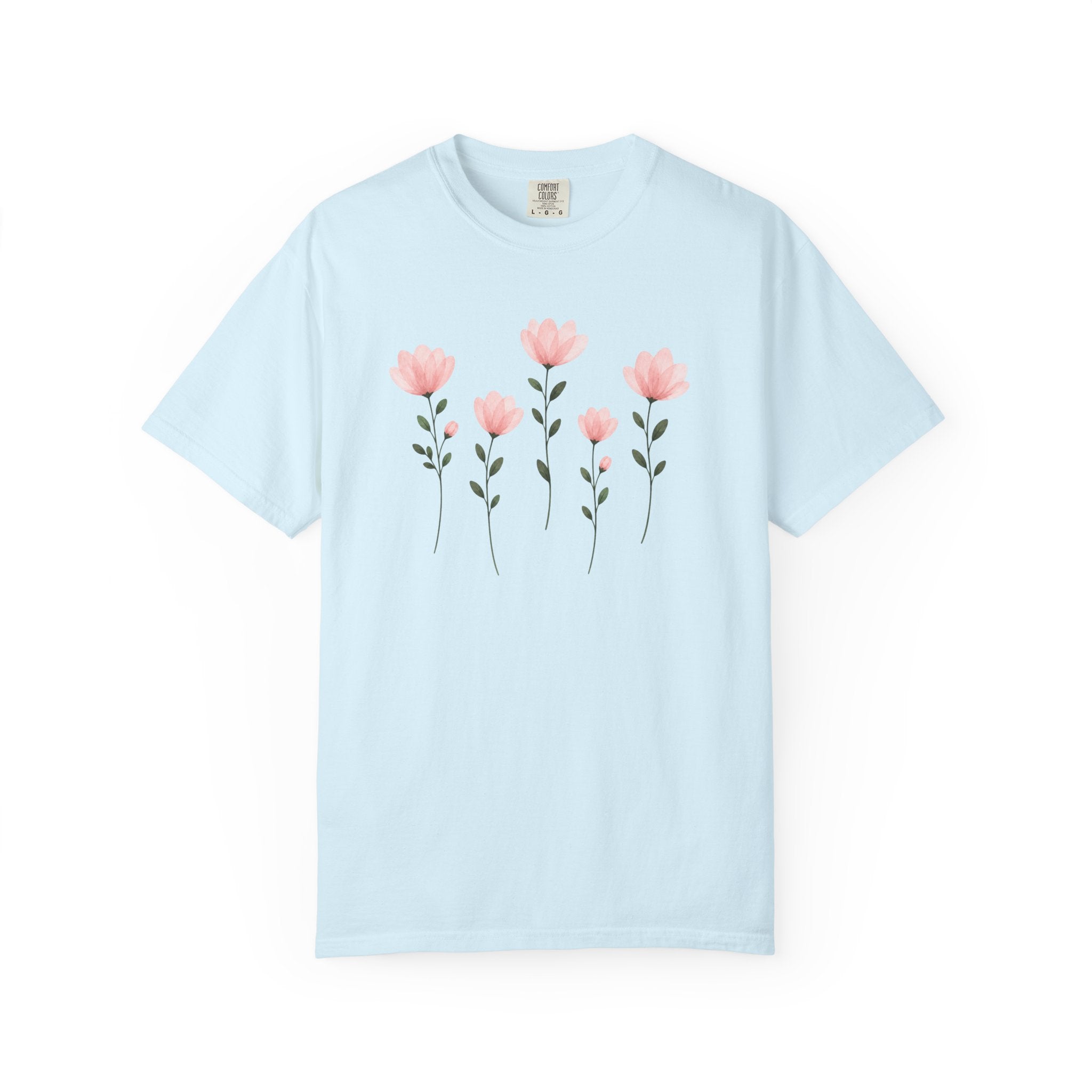 Pink Pressed Flowers T-Shirt