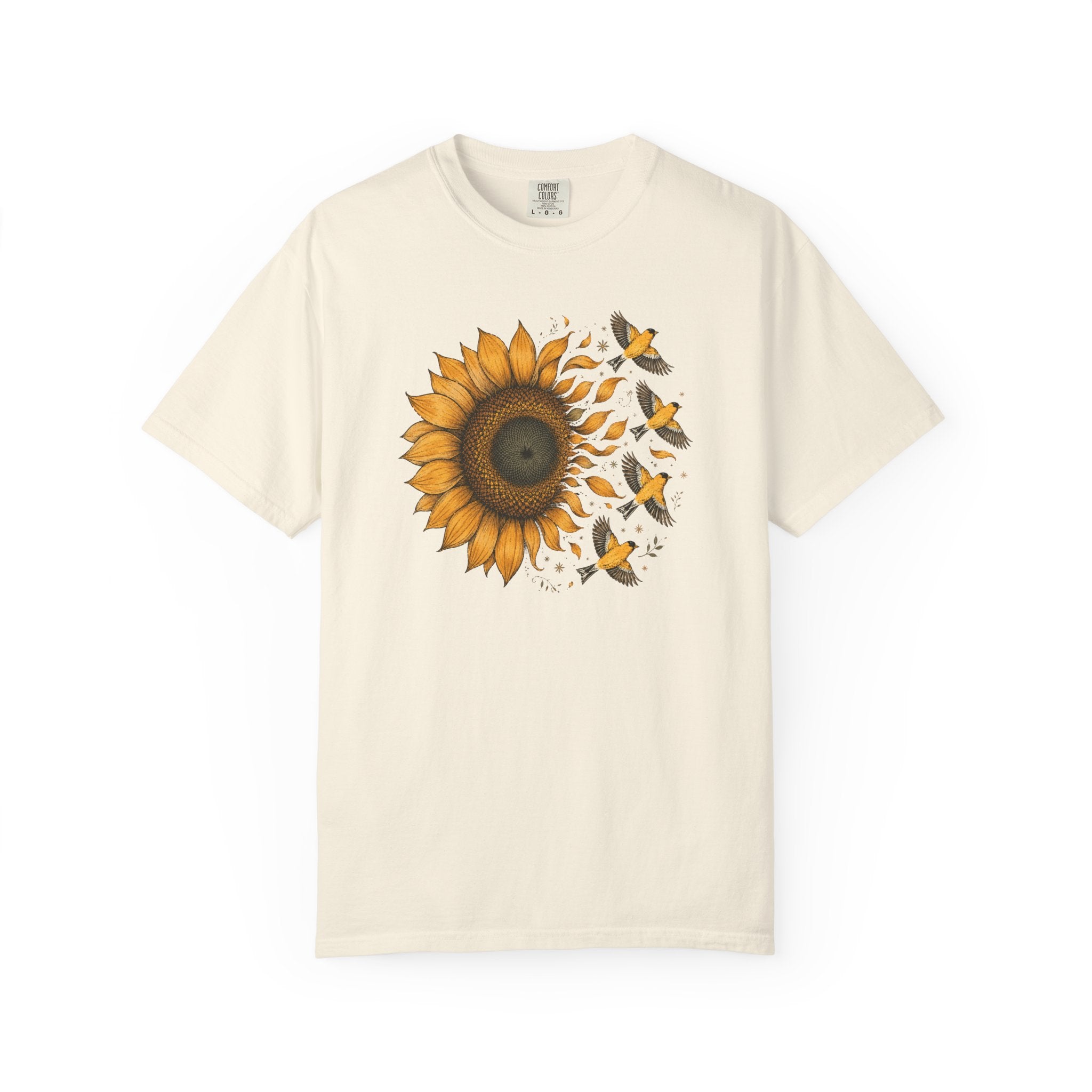 Sunflower into Birds T-Shirt