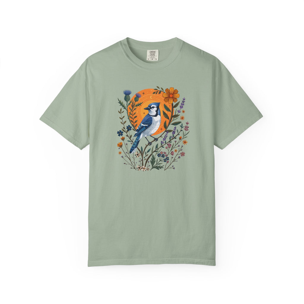 Blue Jay Floral Sun T-Shirt
