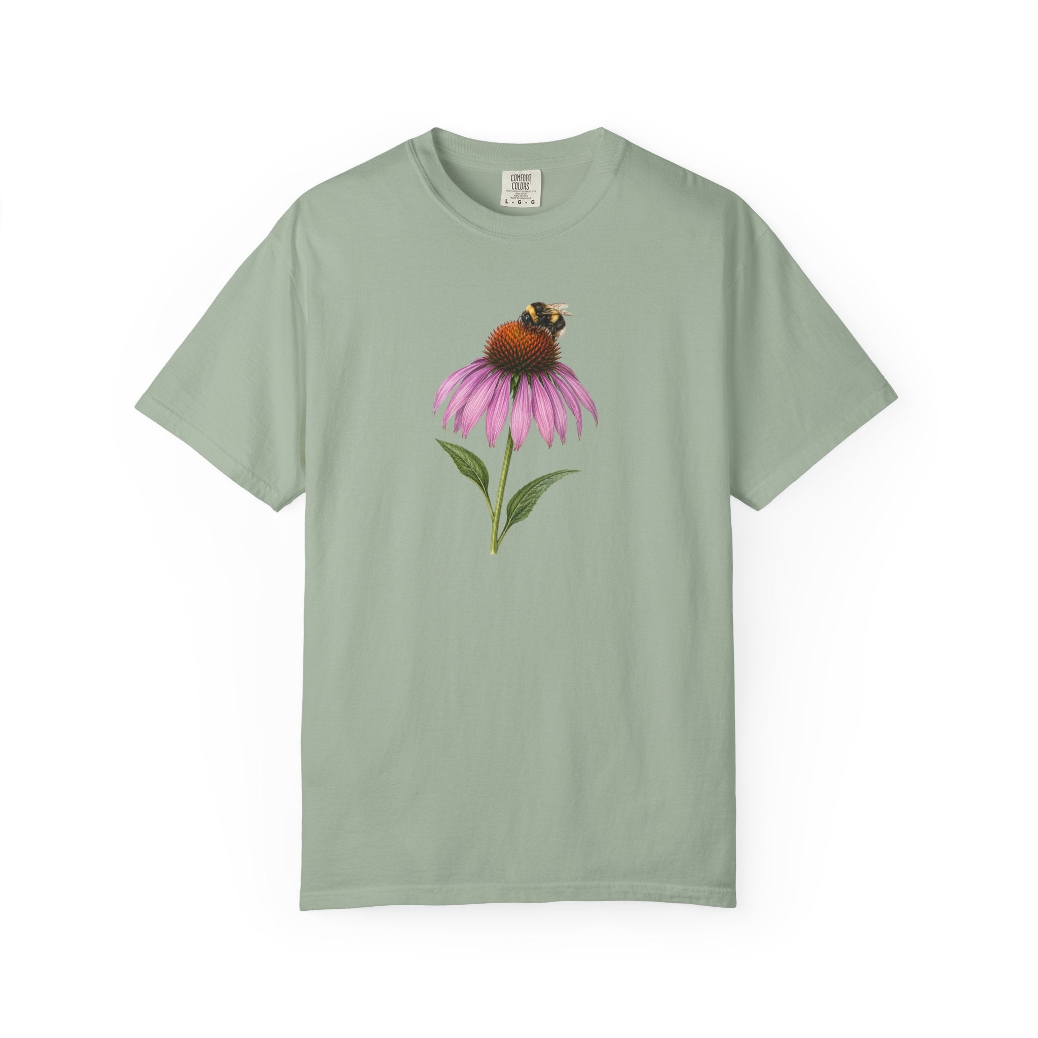 Bee on Purple Flower T-Shirt