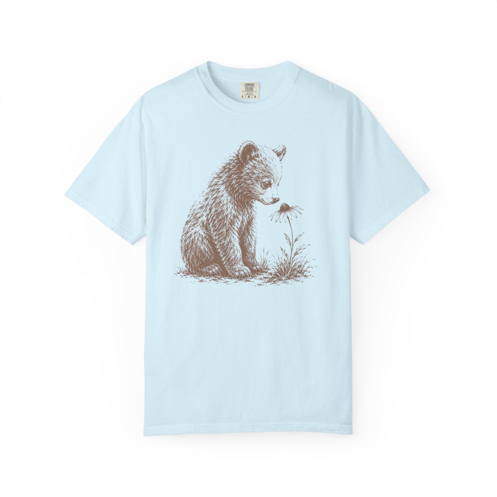 Bear Cub Flower T-Shirt
