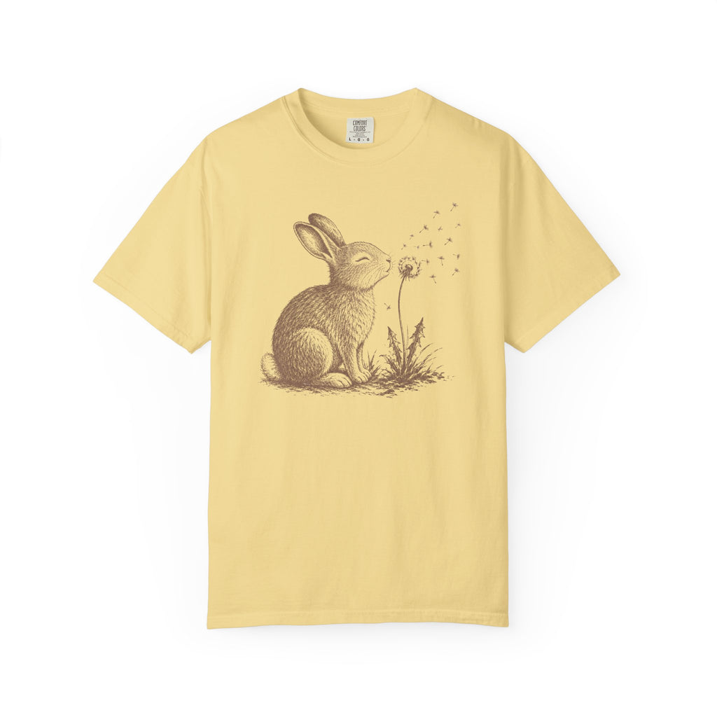 Bunny Blowing Dandelion T-Shirt