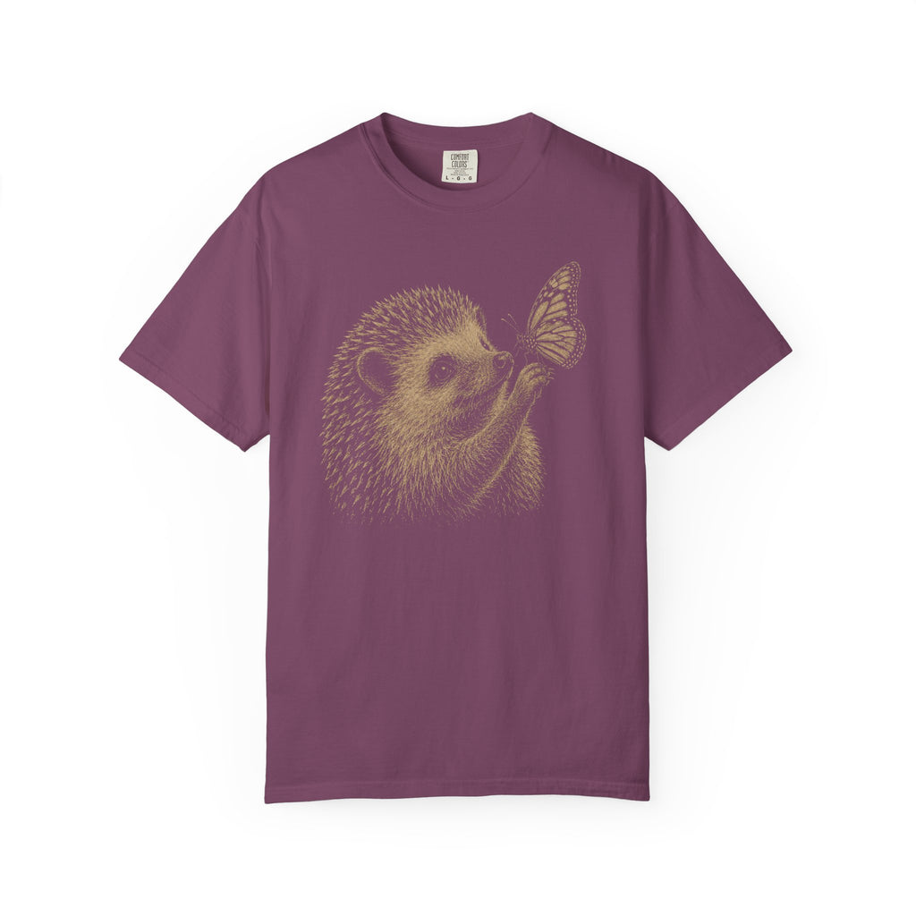 Hedgehog Butterfly Admiration T-Shirt