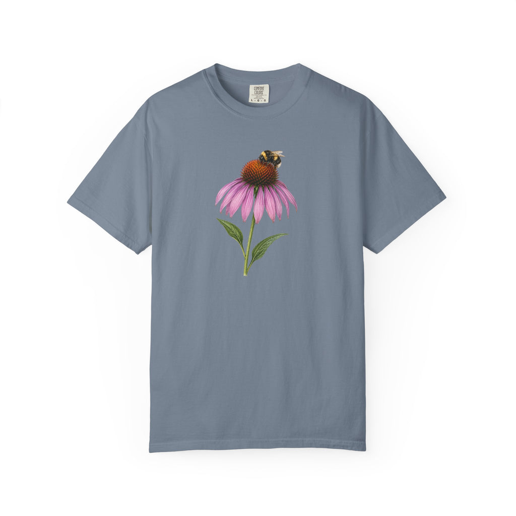 Bee on Purple Flower T-Shirt