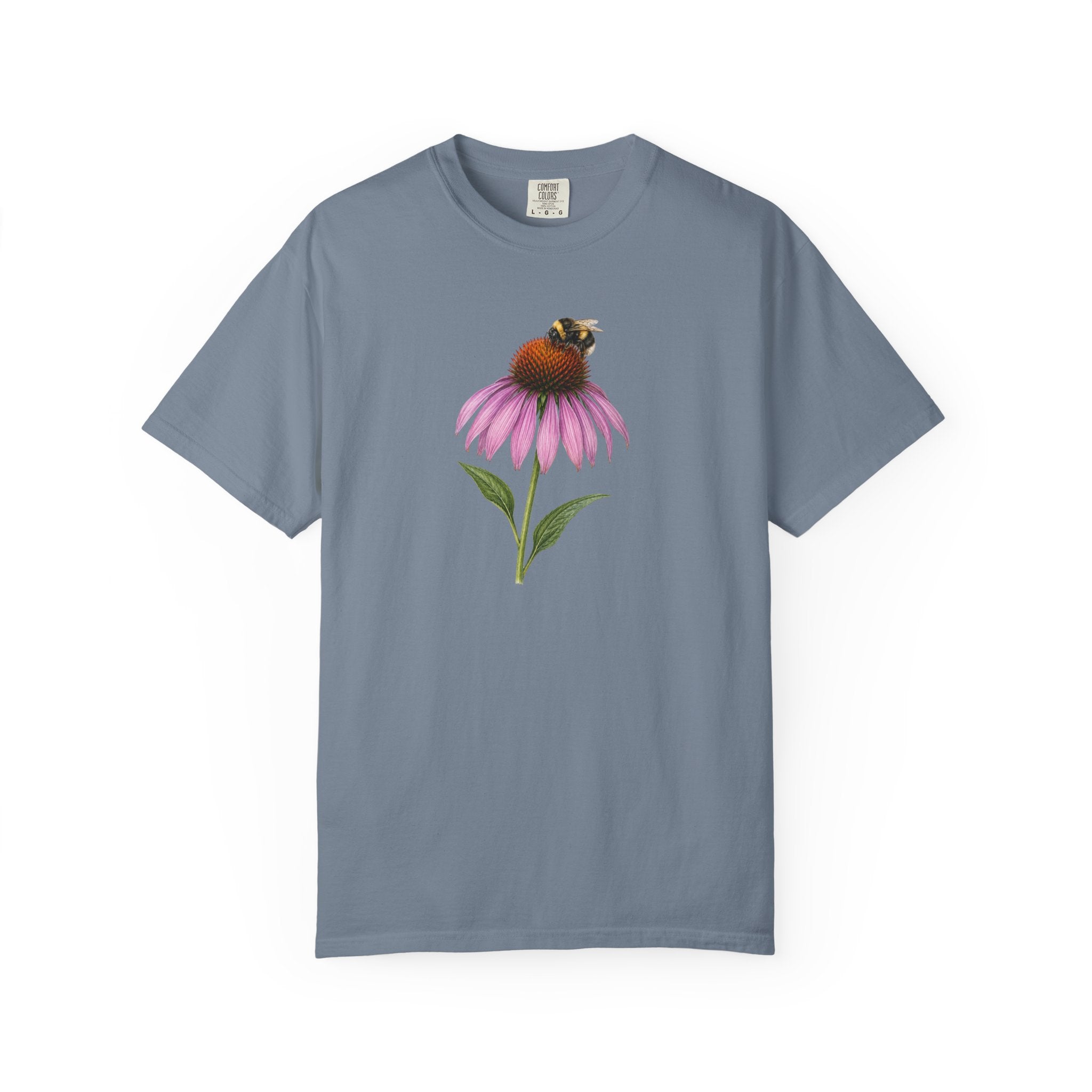 Bee on Purple Flower T-Shirt