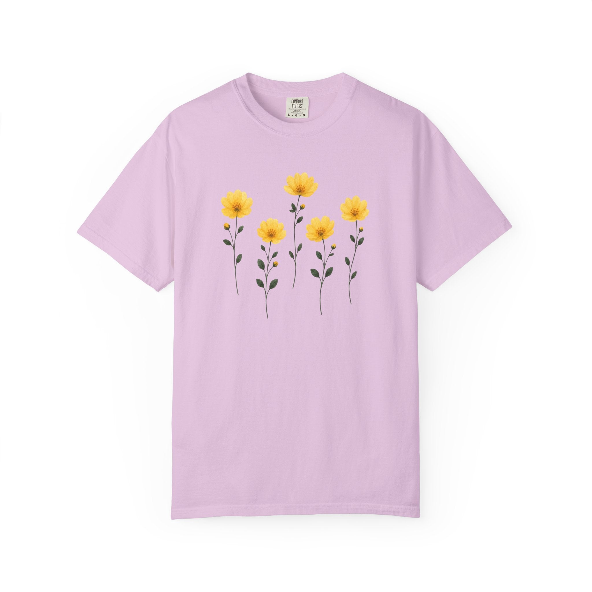 Yellow Pressed Flowers T-Shirt