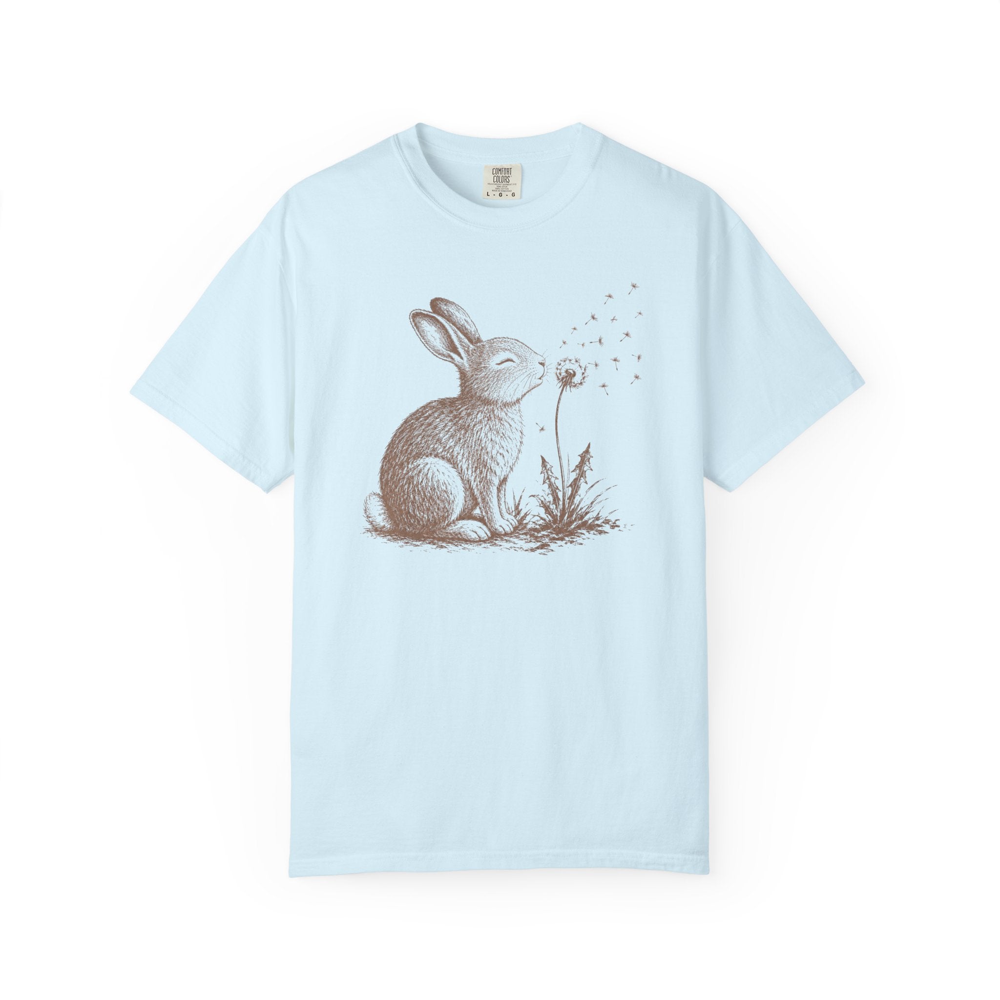 Bunny Blowing Dandelion T-Shirt
