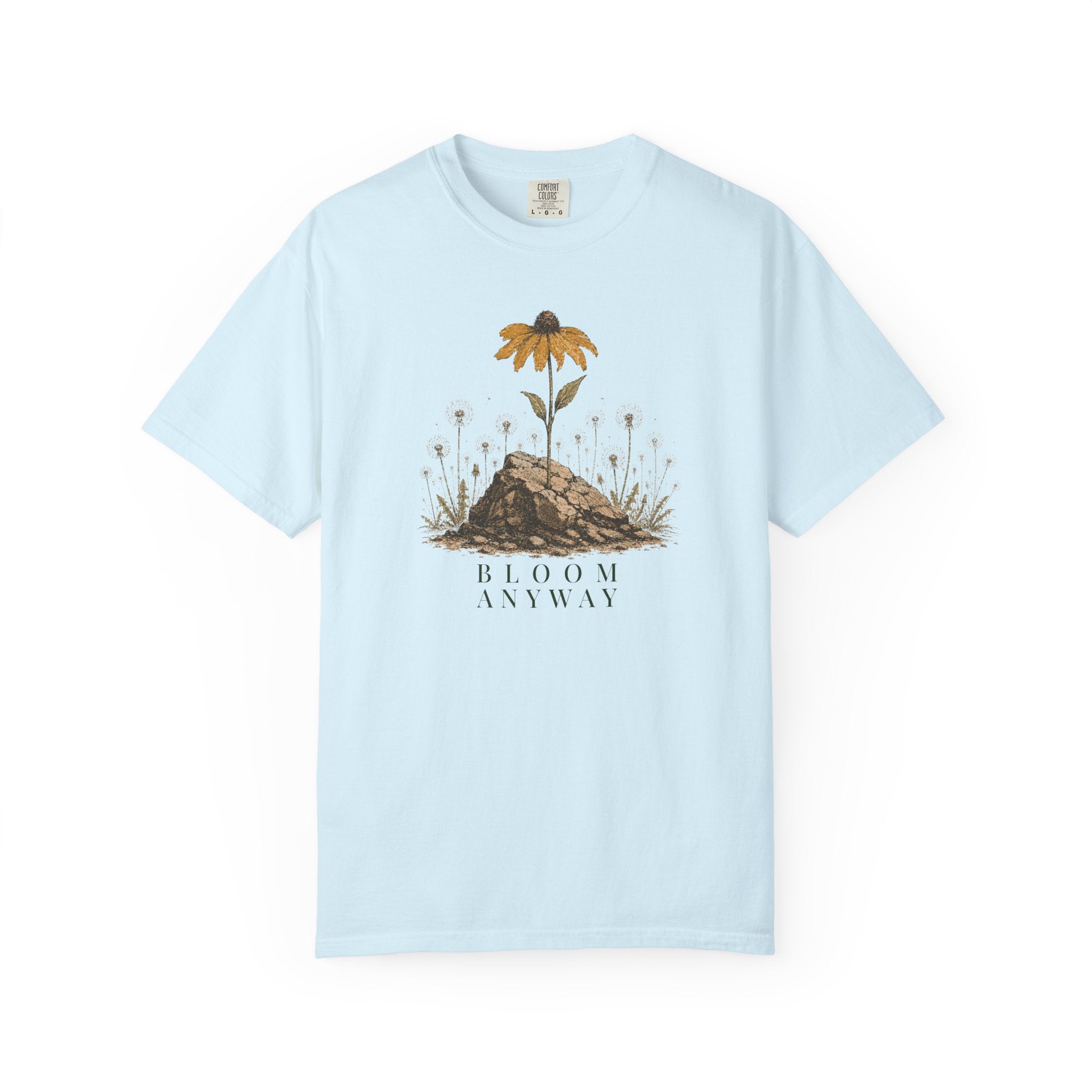 Bloom Anyway Yellow Flower T-Shirt