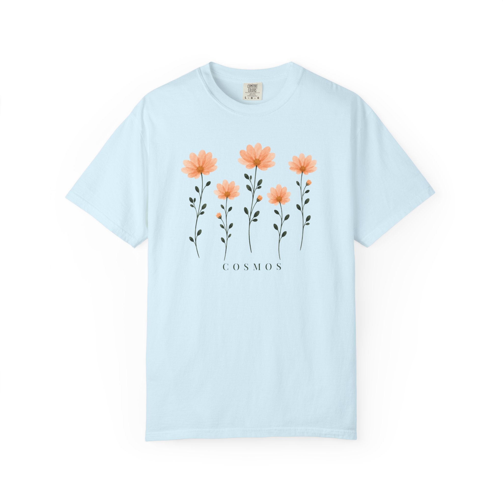 Cosmos Pressed Flowers T-Shirt