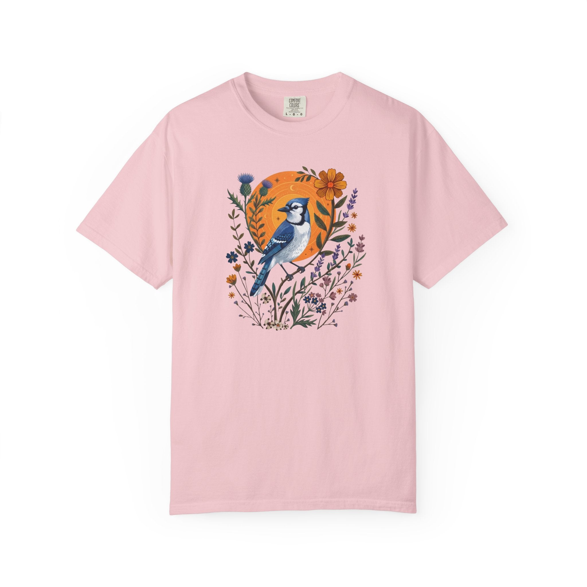 Blue Jay Floral Sun T-Shirt