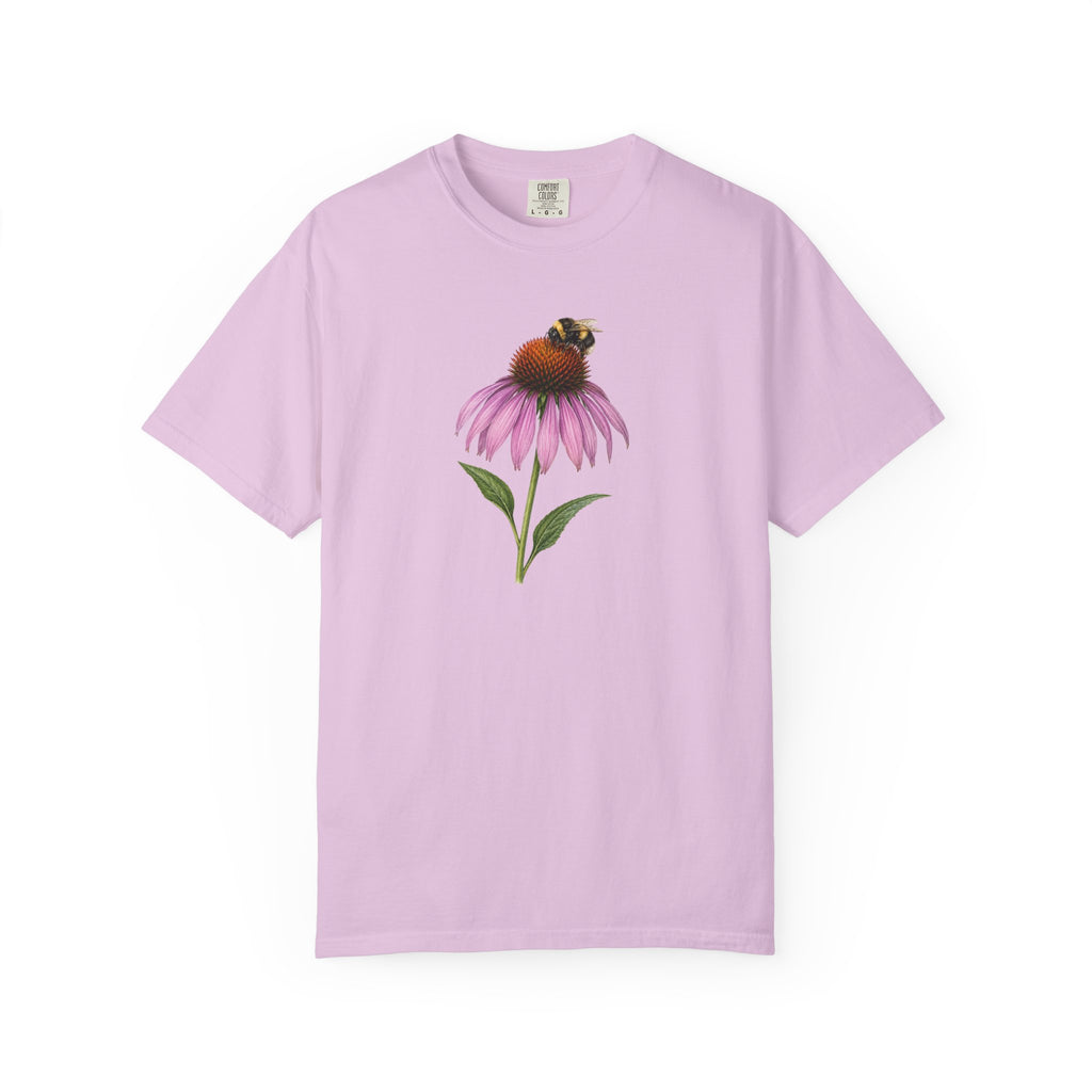 Bee on Purple Flower T-Shirt