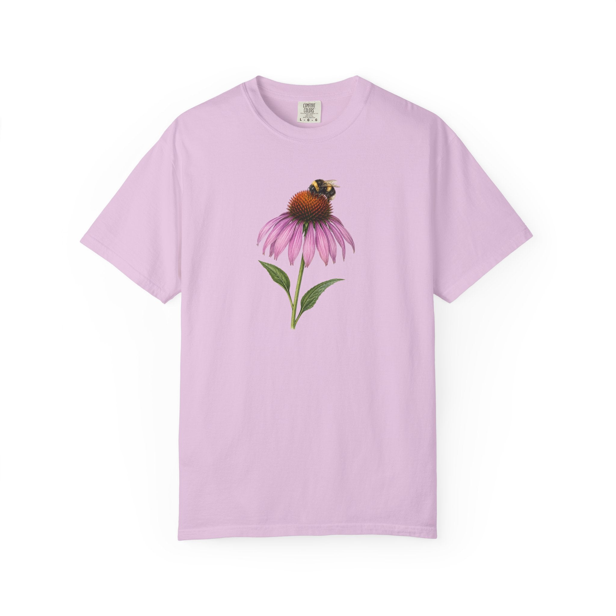Bee on Purple Flower T-Shirt