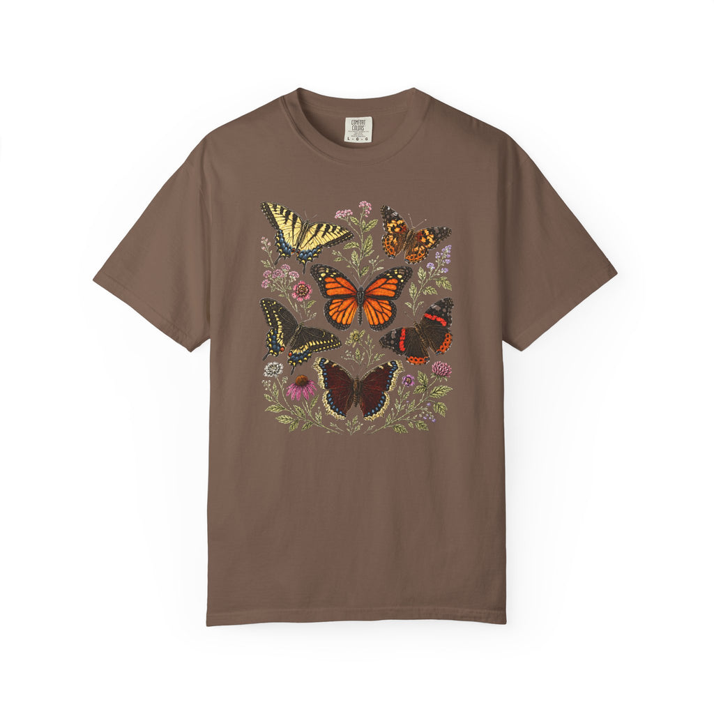 Butterflies Floral T-Shirt
