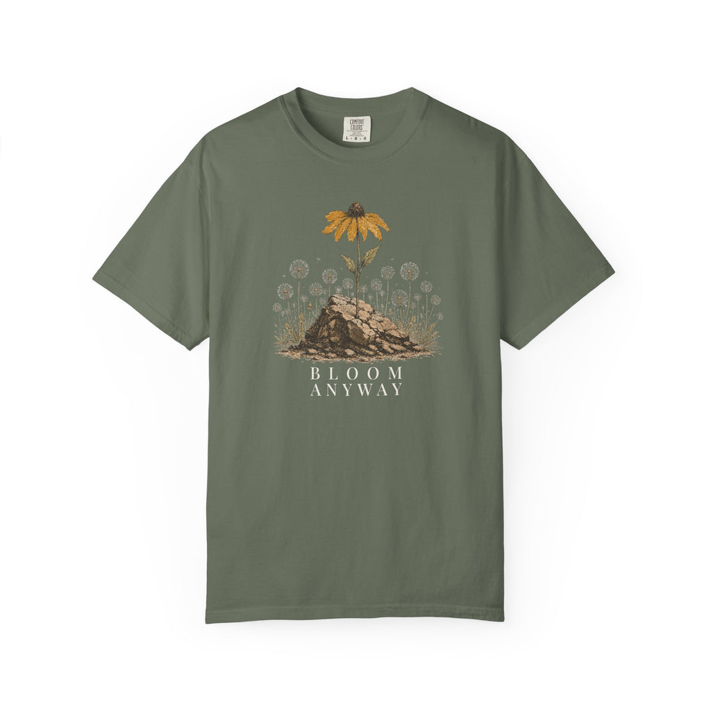 Bloom Anyway Yellow Flower T-Shirt