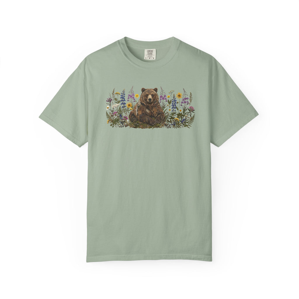 Bear Pressed Flowers T-Shirt