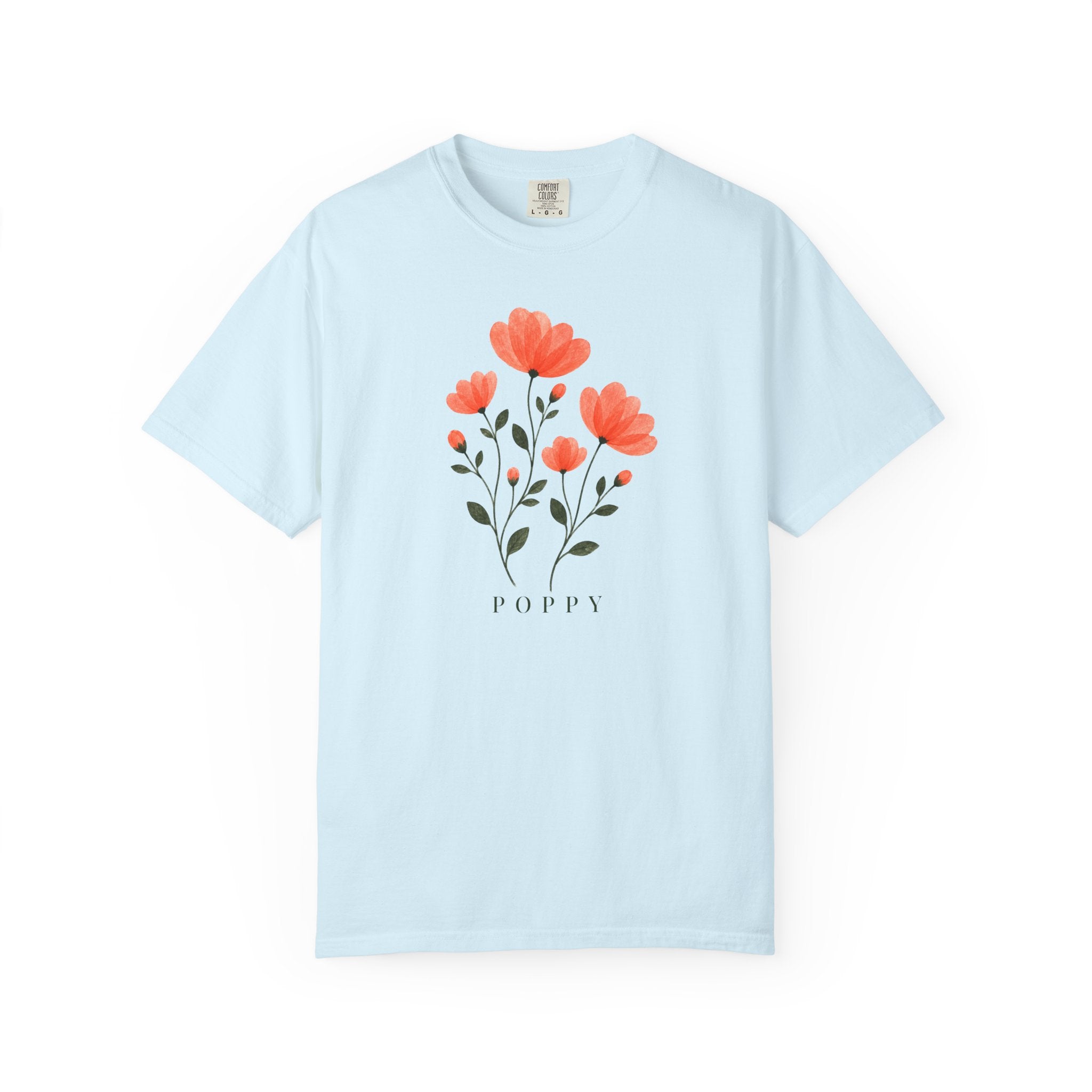 Poppies Pressed Flowers T-Shirt