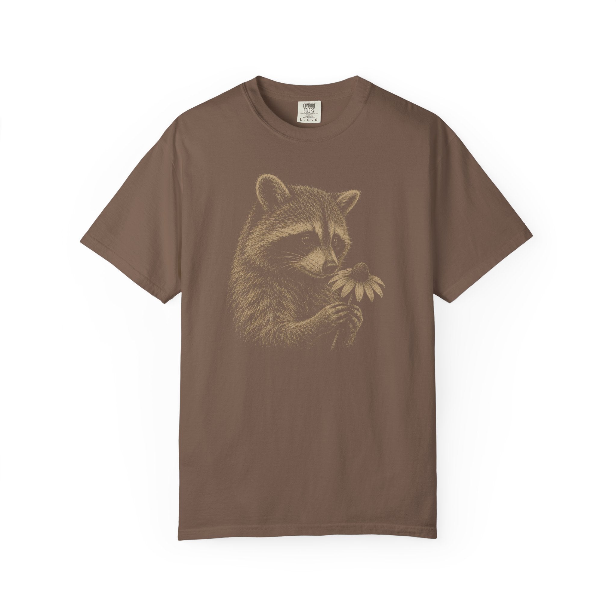 Raccoon Flower T-Shirt