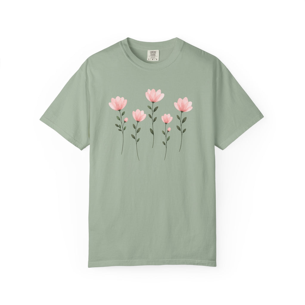 Pink Pressed Flowers T-Shirt