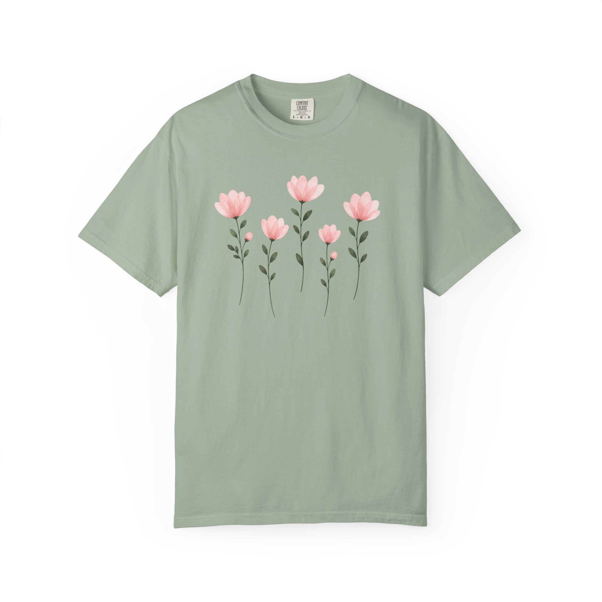 Pink Pressed Flowers T-Shirt