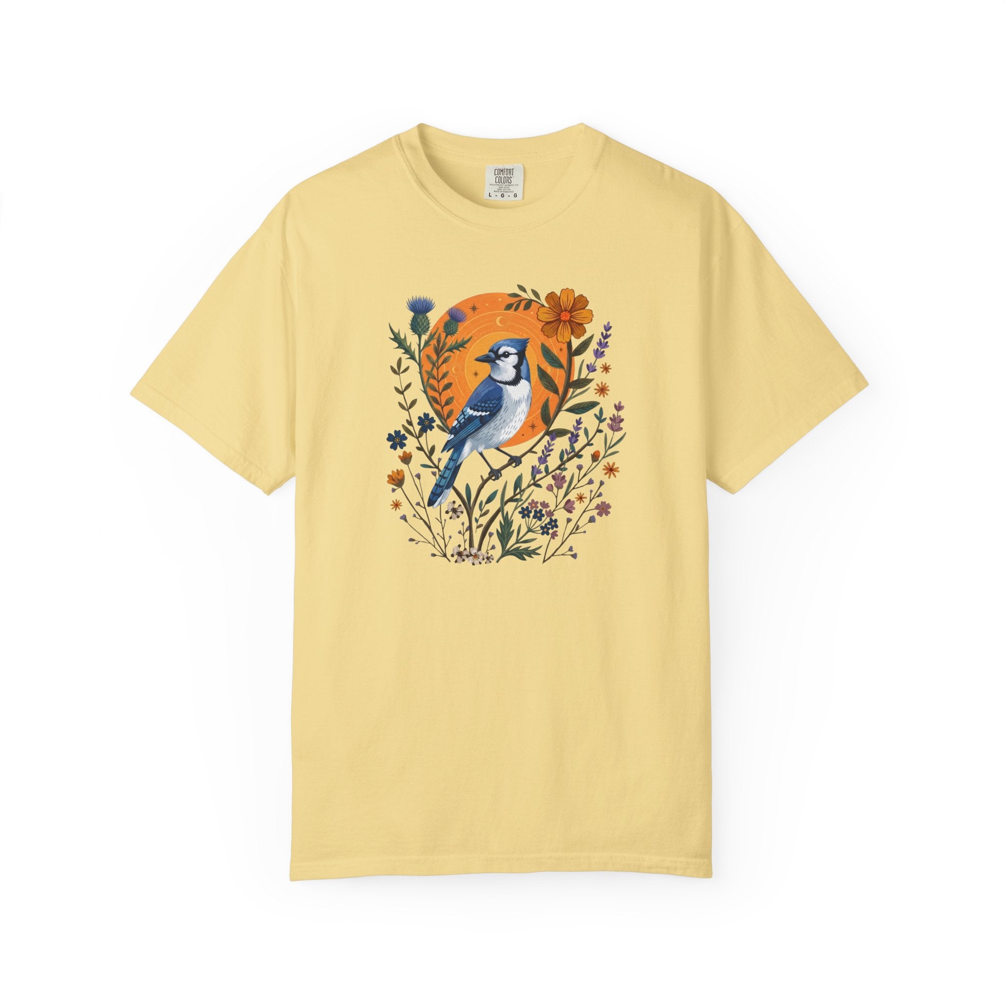 Blue Jay Floral Sun T-Shirt