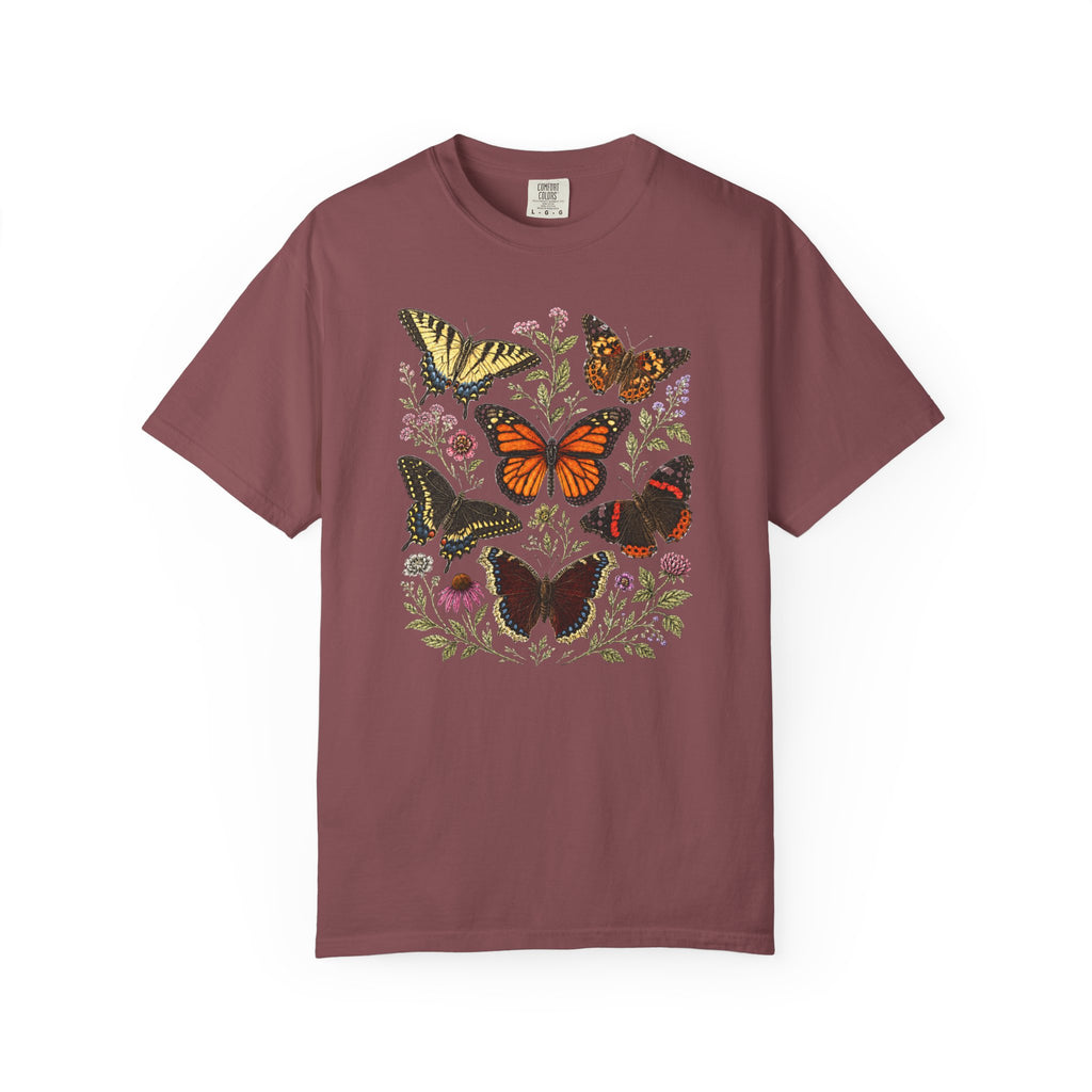 Butterflies Floral T-Shirt