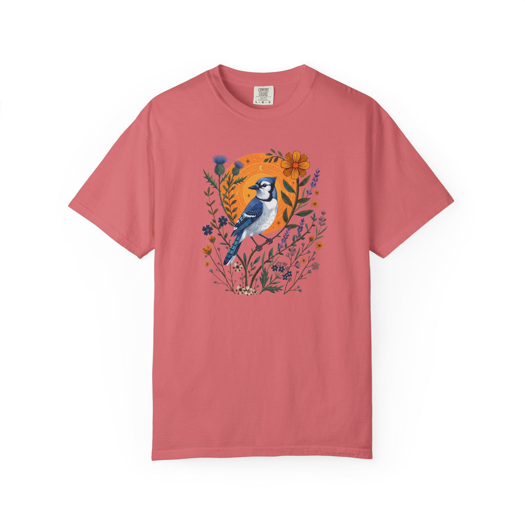 Blue Jay Floral Sun T-Shirt
