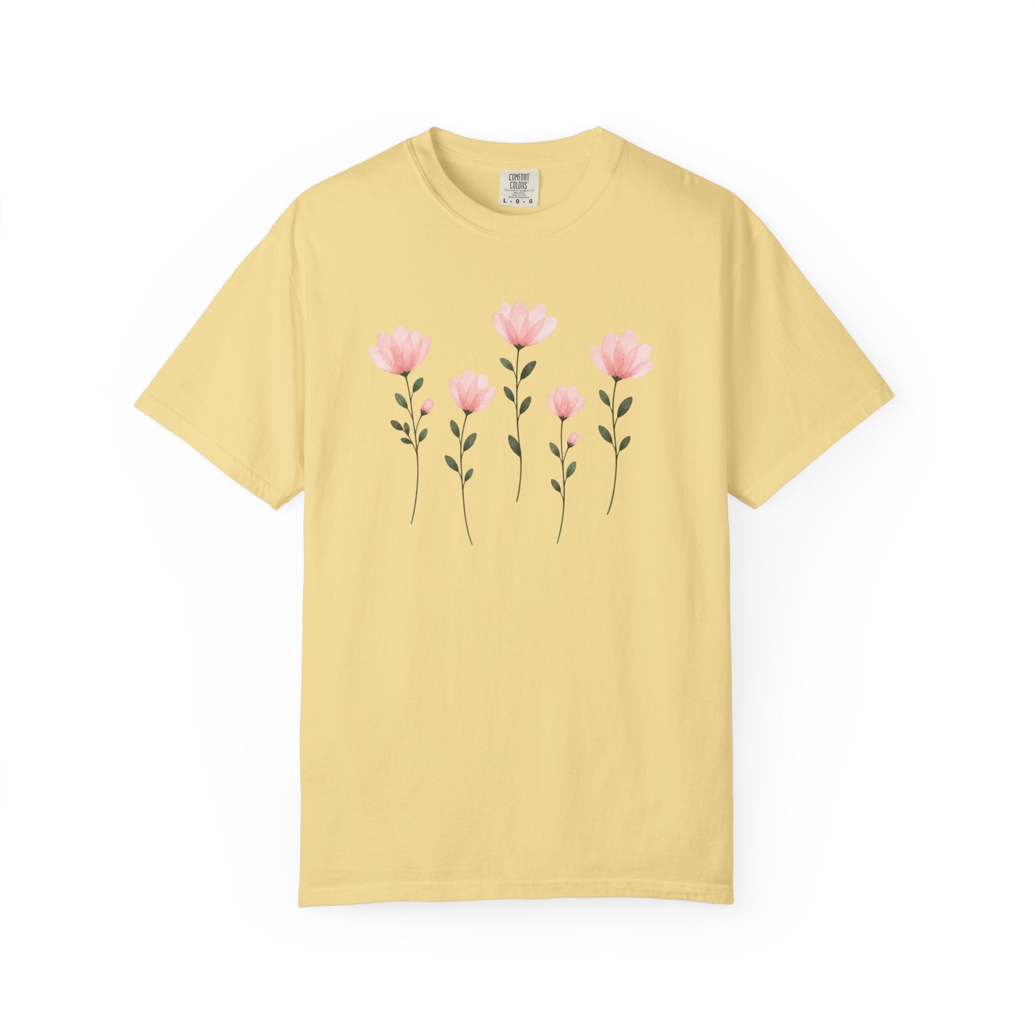 Pink Pressed Flowers T-Shirt