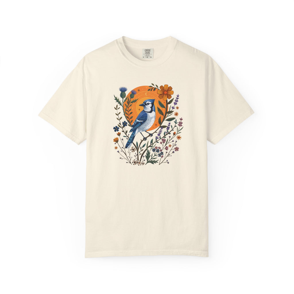 Blue Jay Floral Sun T-Shirt