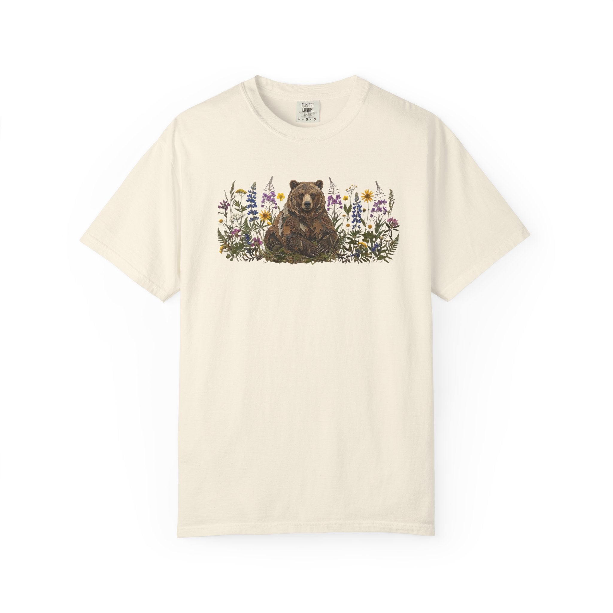 Bear Pressed Flowers T-Shirt
