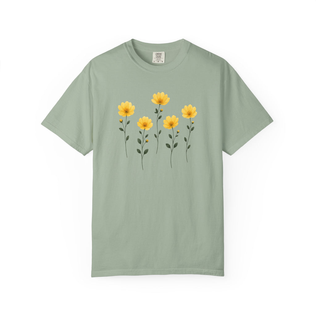 Yellow Pressed Flowers T-Shirt