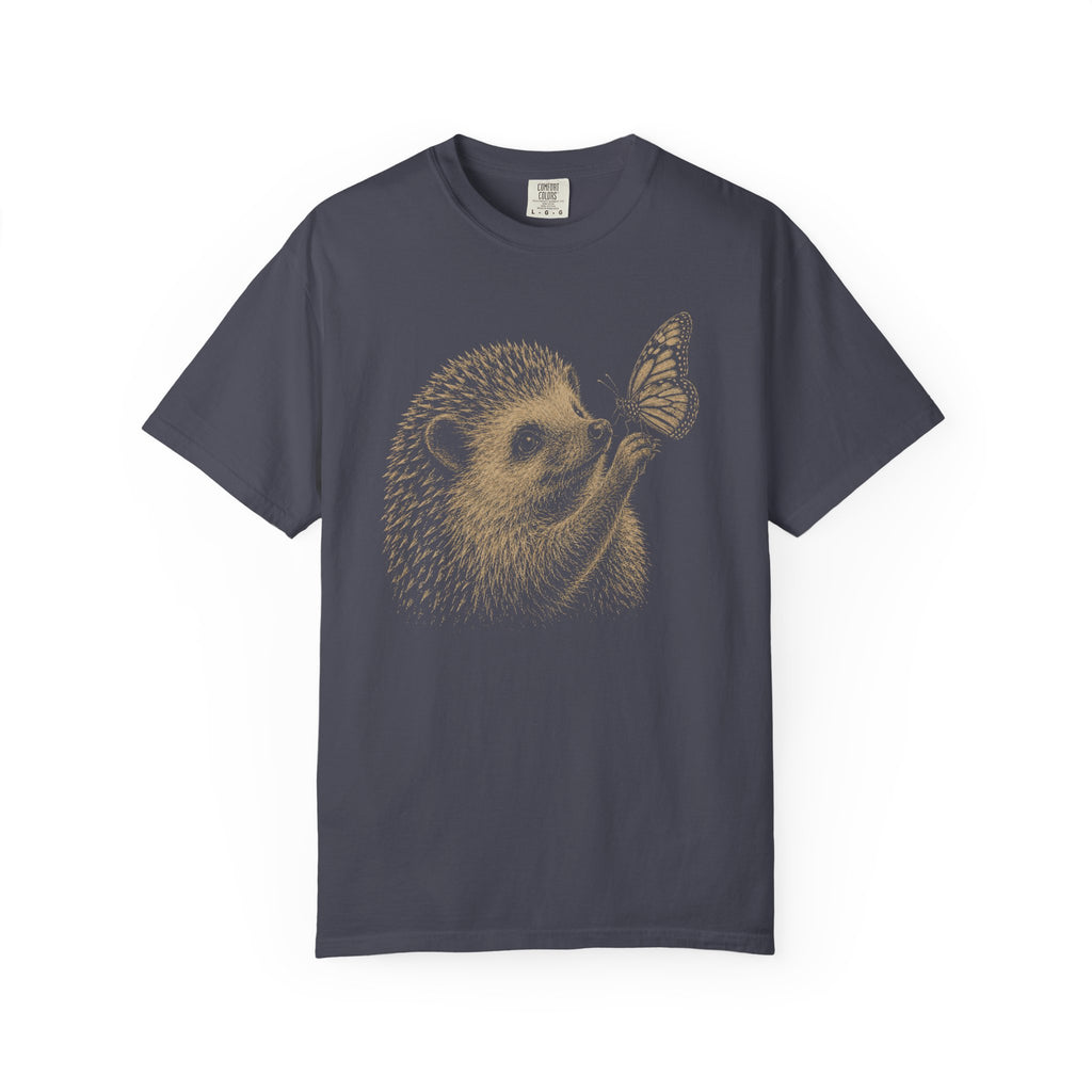Hedgehog Butterfly Admiration T-Shirt