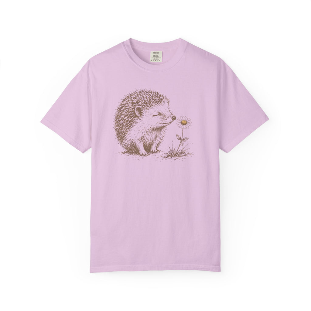 Hedgehog Flower T-Shirt