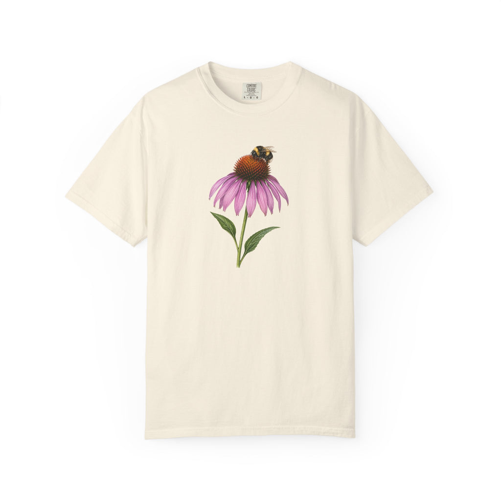 Bee on Purple Flower T-Shirt