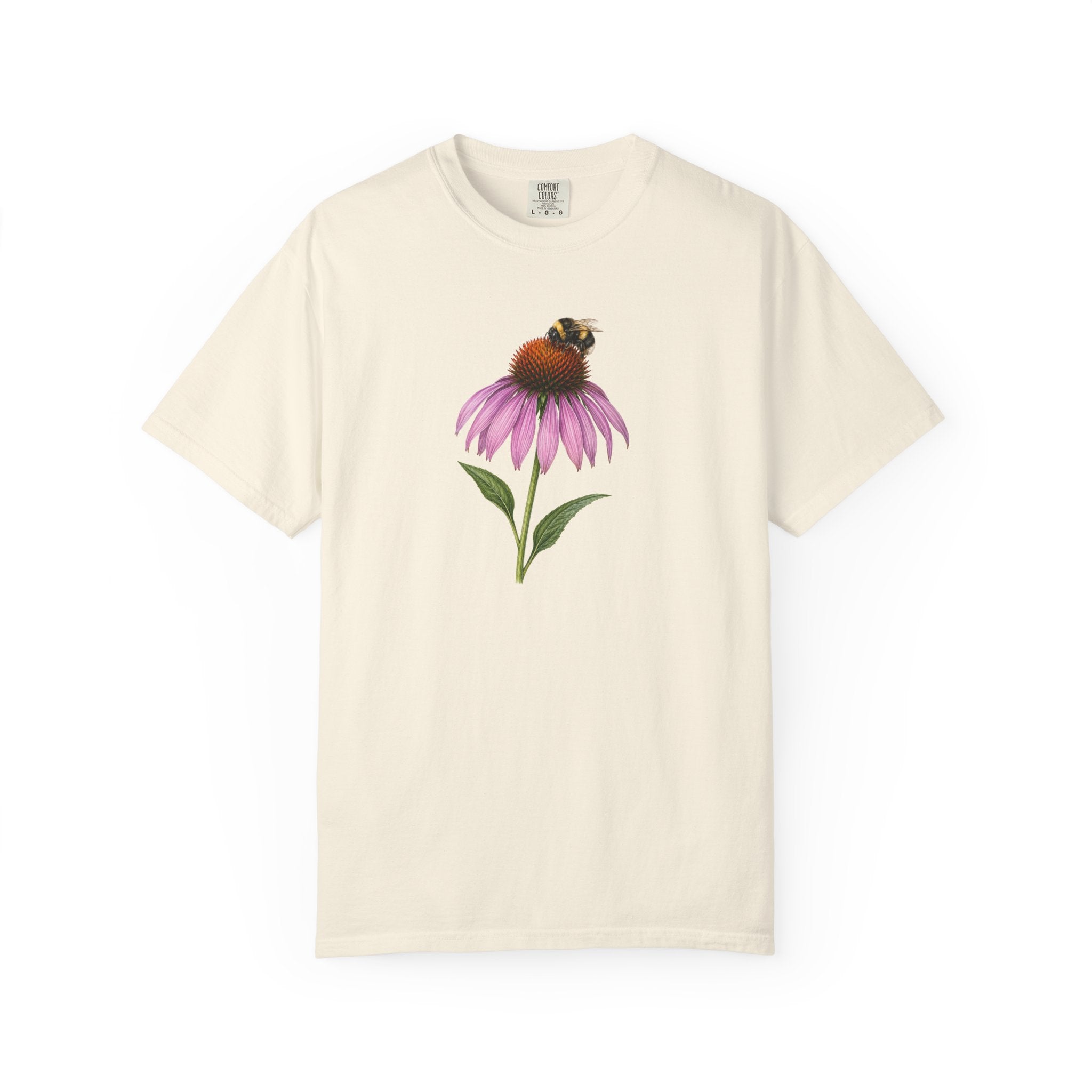 Bee on Purple Flower T-Shirt