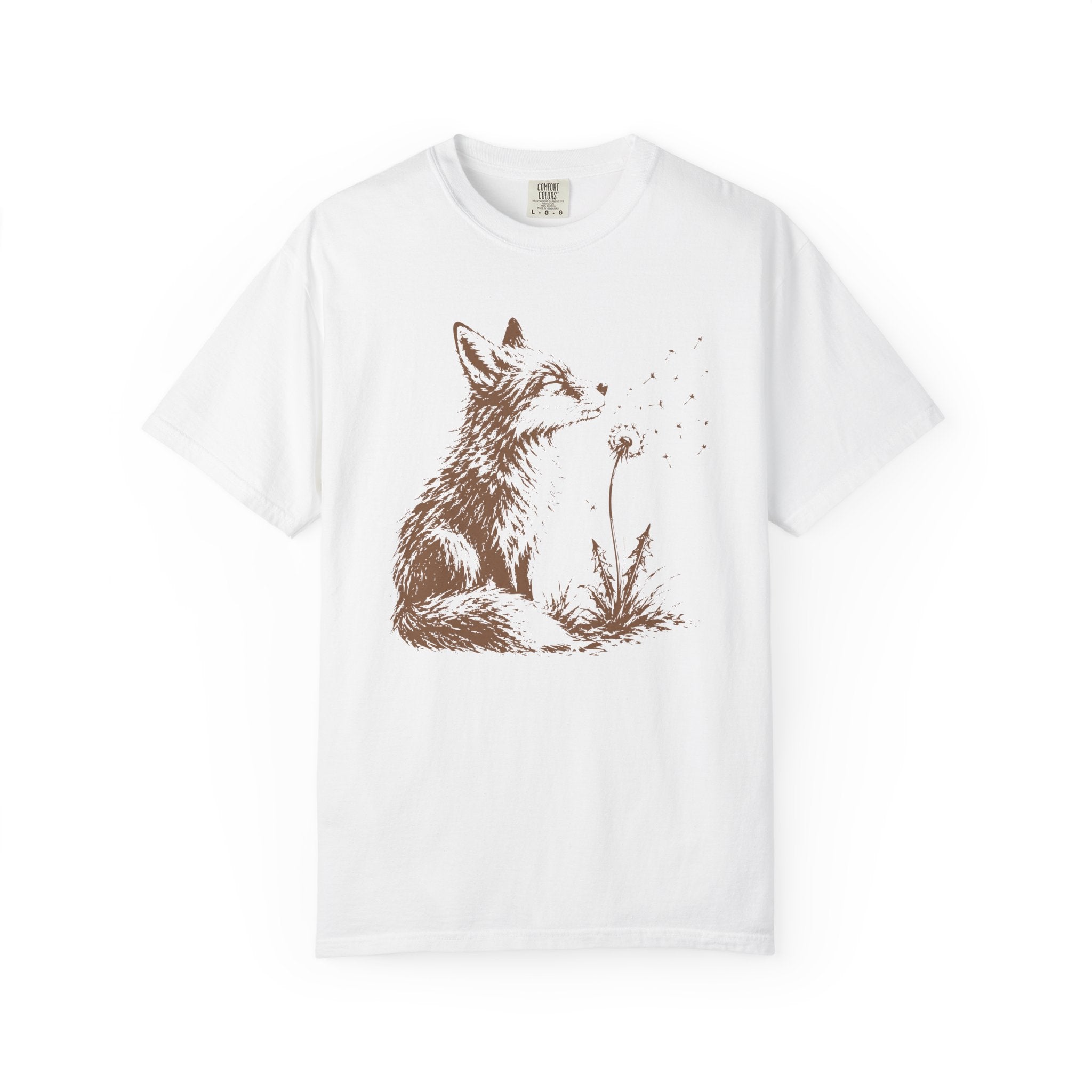 Fox Blowing Dandelion T-Shirt