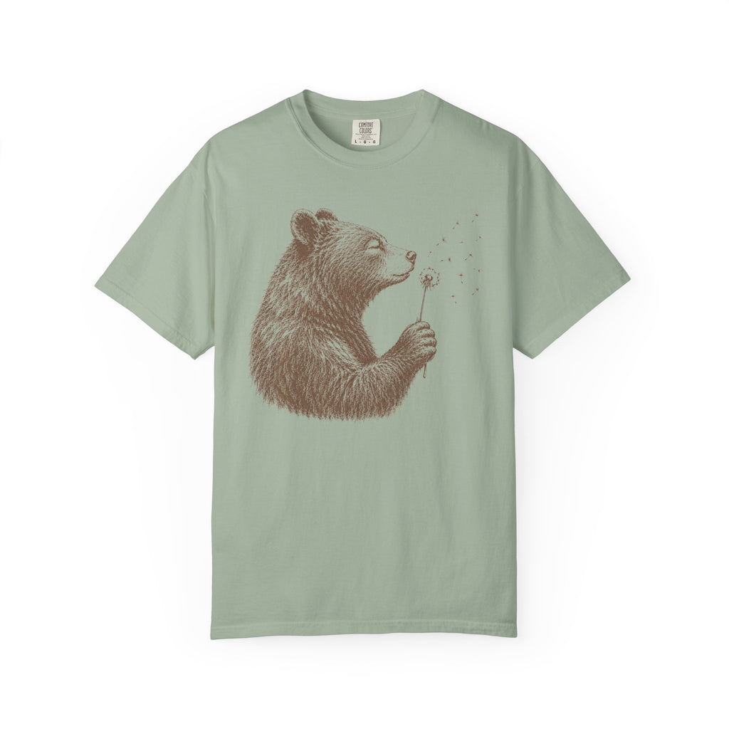 Bear Blowing Dandelion T-Shirt