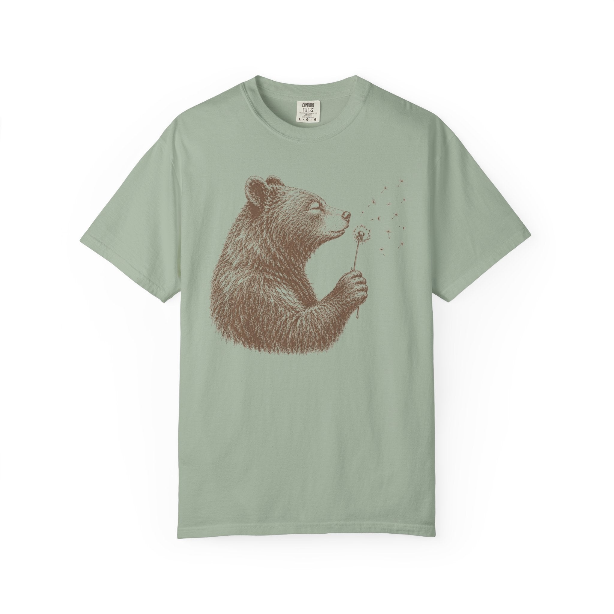 Bear Blowing Dandelion T-Shirt