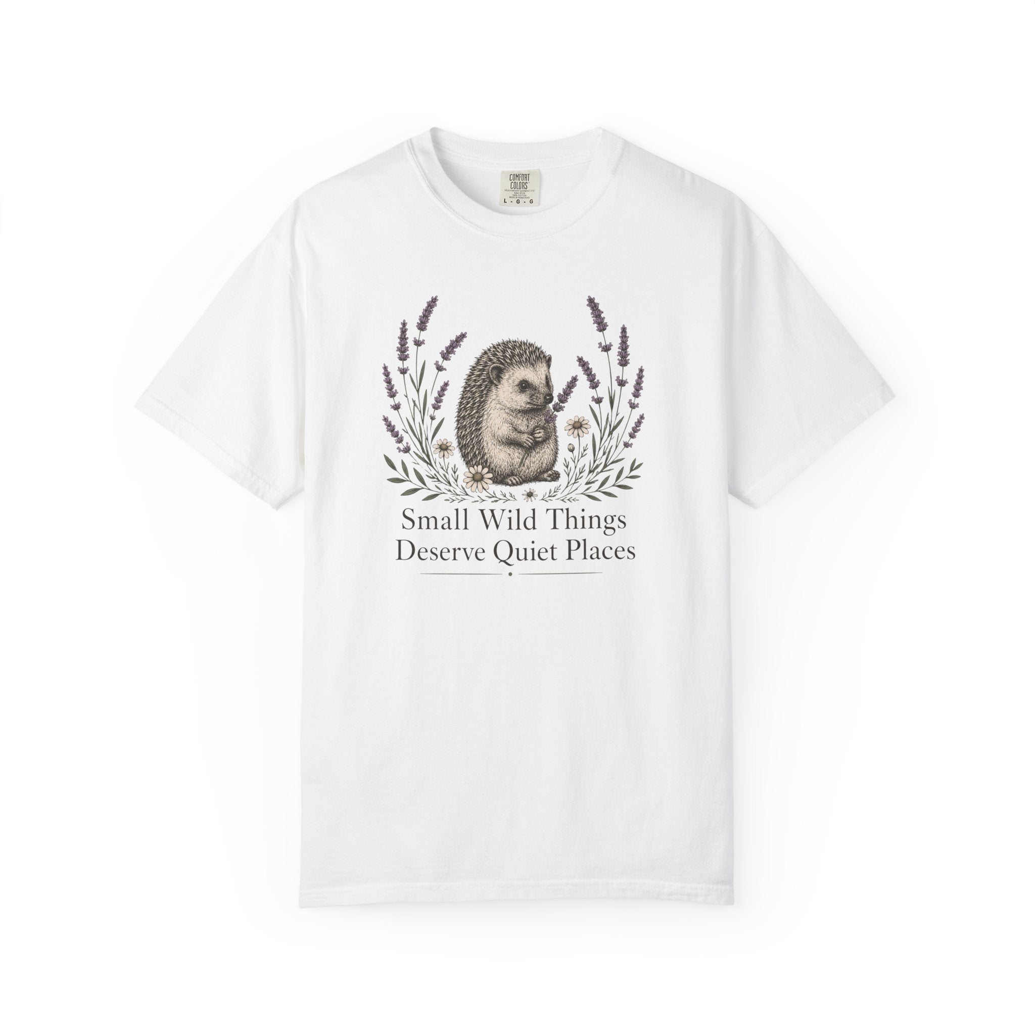 Quiet Places Hedgehog T-Shirt