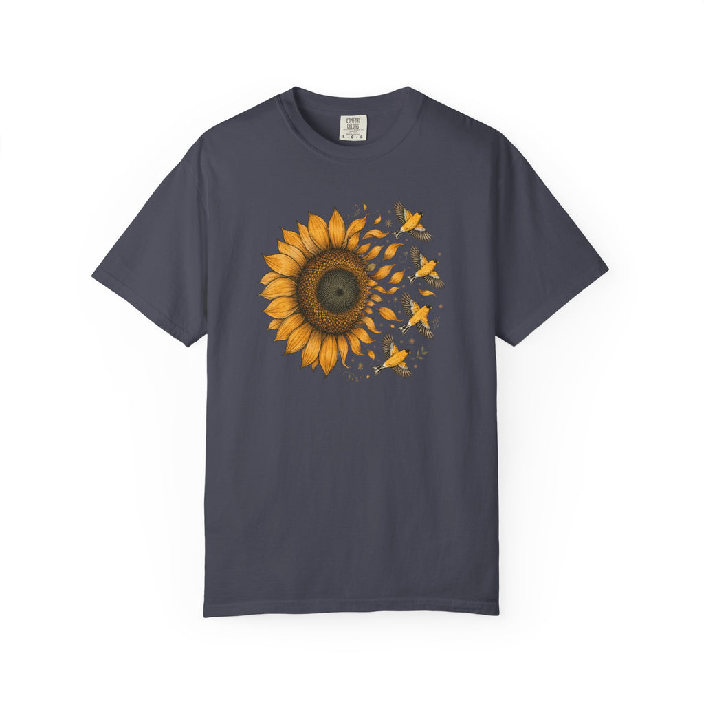 Sunflower into Birds T-Shirt