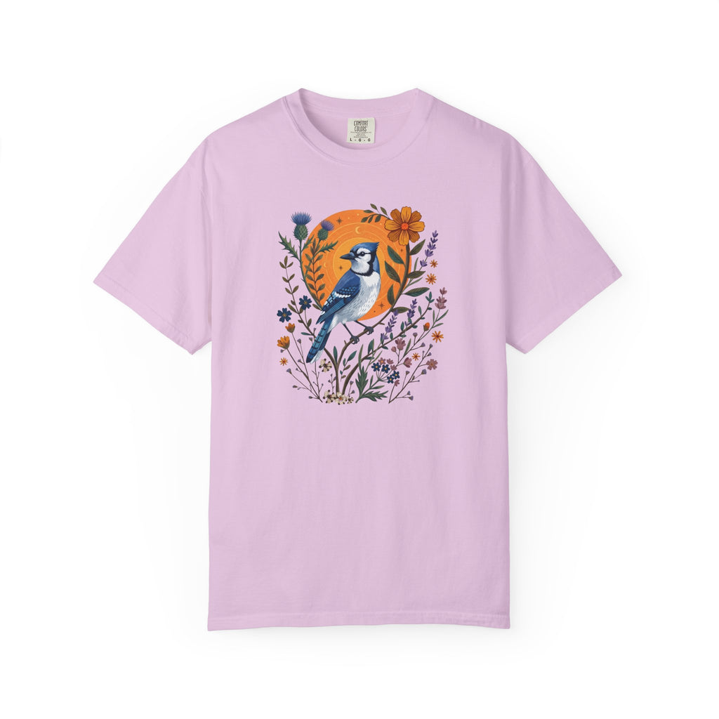 Blue Jay Floral Sun T-Shirt