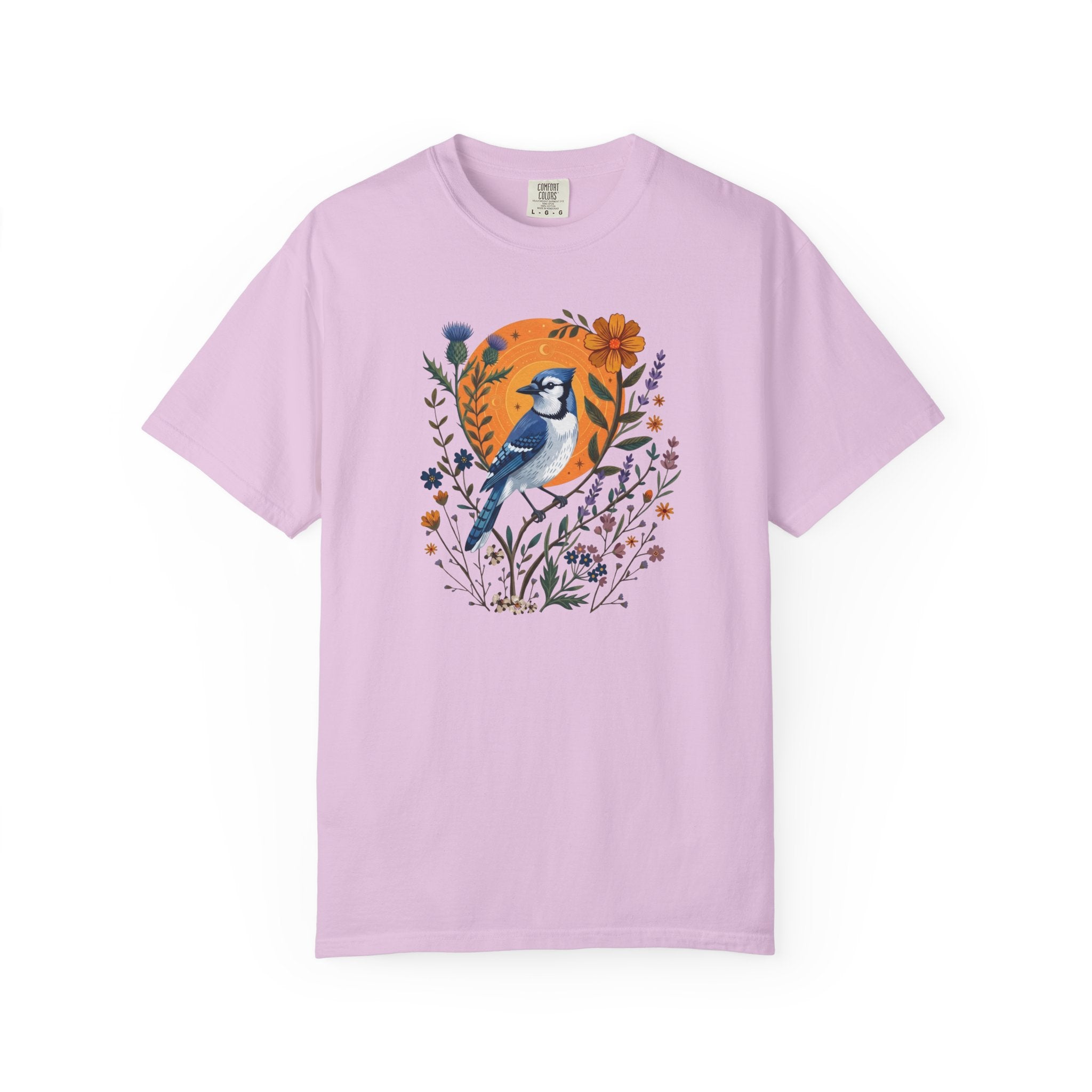 Blue Jay Floral Sun T-Shirt