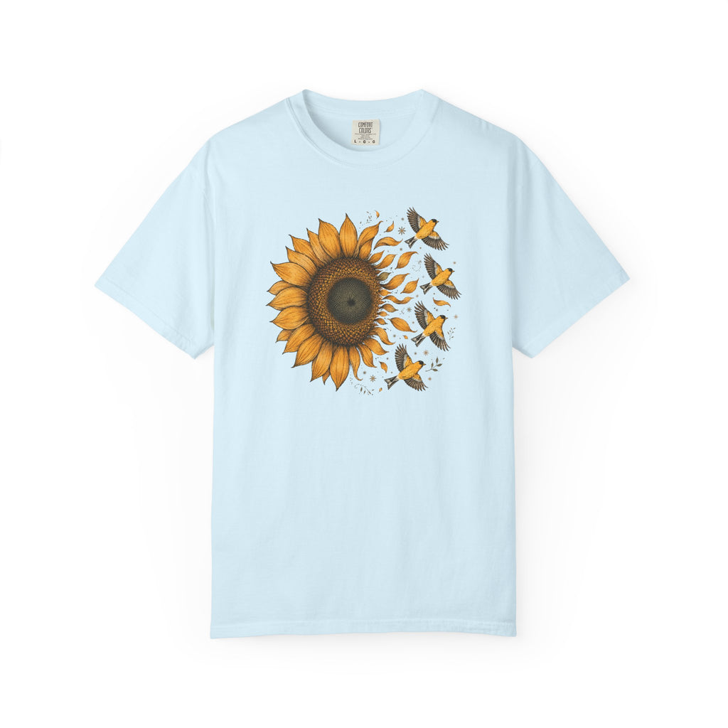Sunflower into Birds T-Shirt