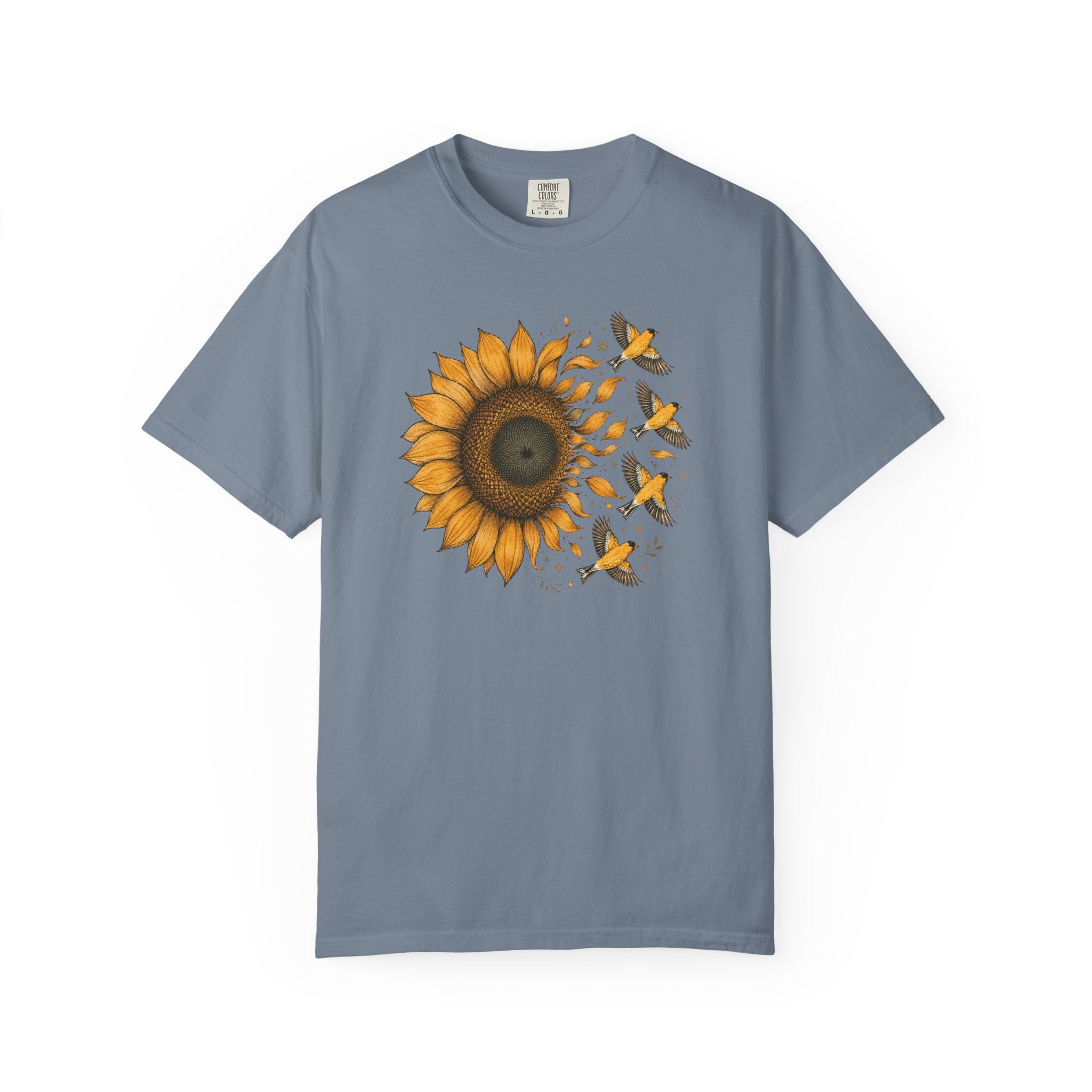 Sunflower into Birds T-Shirt
