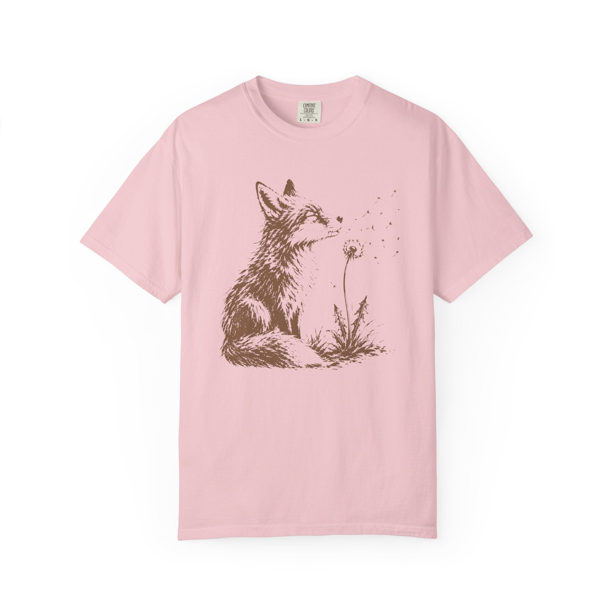 Fox Blowing Dandelion T-Shirt