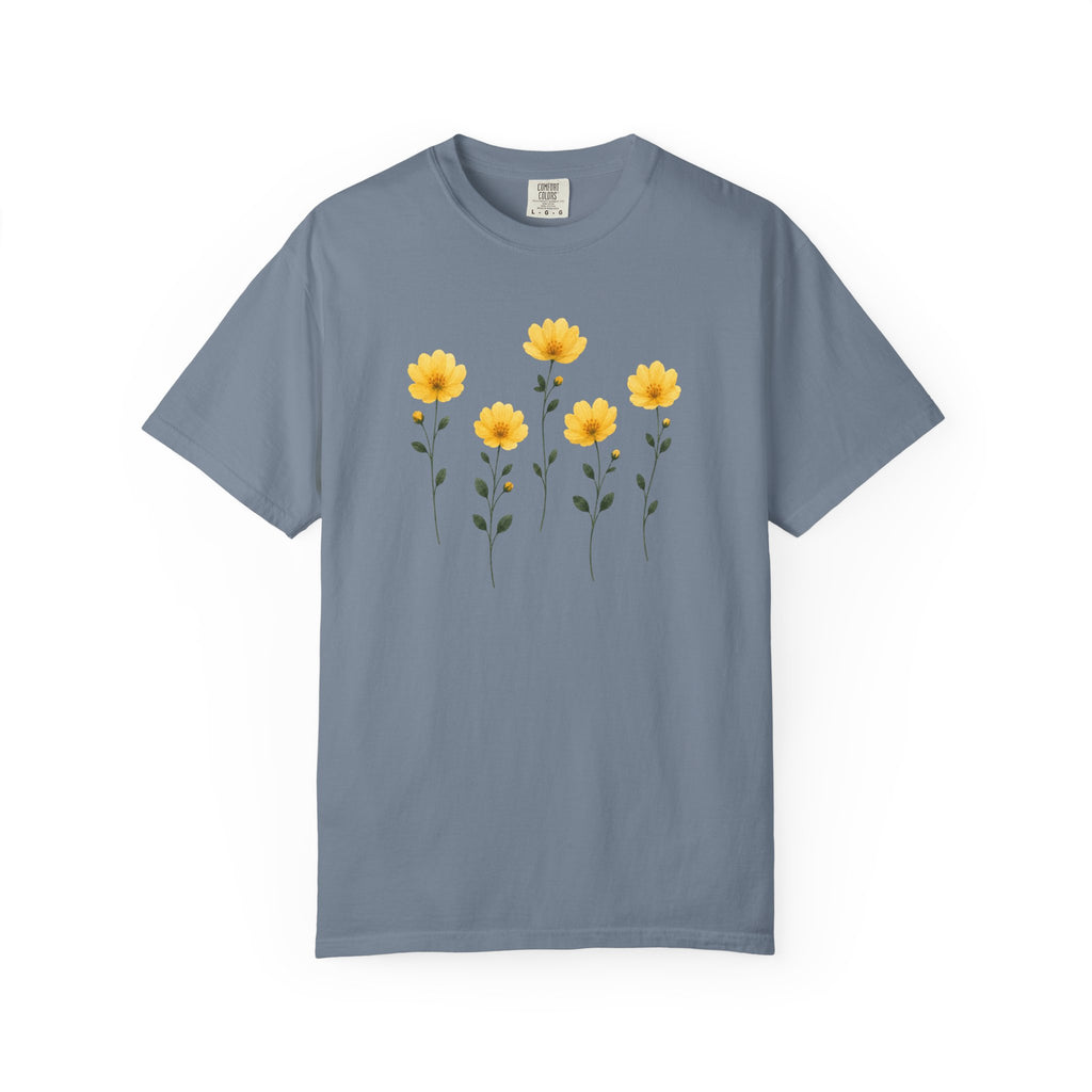Yellow Pressed Flowers T-Shirt